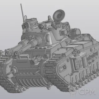 Описание картинки Rogal Dorn Battle Tank от koksee по цене 2 500руб | Свободный Рынок Миниатюр - СРМ