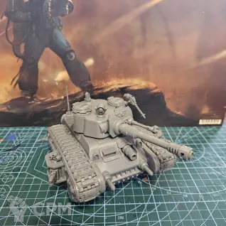 Описание картинки Rogal Dorn Battle Tank от Badrus по цене 6 000руб | Свободный Рынок Миниатюр - СРМ