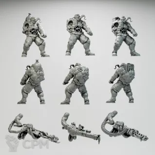 Описание картинки Rot Servant  (Bowel weapons) от Manufactorum76 по цене 275руб | Свободный Рынок Миниатюр - СРМ