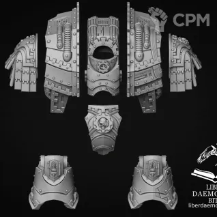 Описание картинки Armor model "Levi" type Iron от LDBits по цене 1 258руб | Свободный Рынок Миниатюр - СРМ