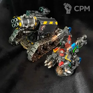 Описание картинки Space Marine Thunderfire Cannon (металл, оригинал) от Superguns по цене 3 900руб | Свободный Рынок Миниатюр - СРМ