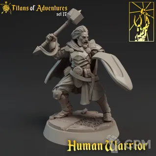 Описание картинки Warrior Priest of Sigmar от MrMetalHorror по цене 350руб | Свободный Рынок Миниатюр - СРМ