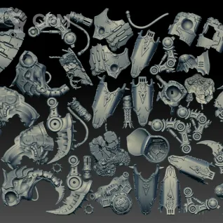 Описание картинки Defiler Body Set (2026) (Scan) от AxeL's Forge по цене 2 500руб | Свободный Рынок Миниатюр - СРМ