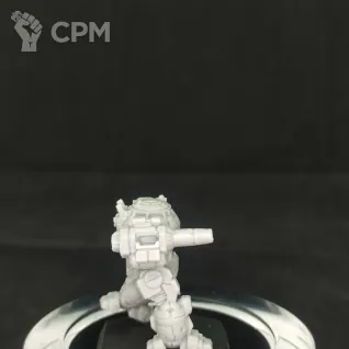 Описание картинки Urbanmech UM-R60 Alternative (30 тонн) от Dwarf Pirate Foundry по цене 450руб | Свободный Рынок Миниатюр - СРМ