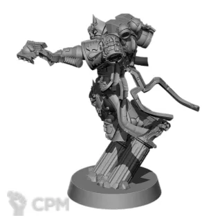 Описание картинки Blood Angels Lemartes / Chaplain With Jump Pack от 3Д печать миниатюр по цене 580руб | Свободный Рынок Миниатюр - СРМ