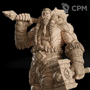 Описание картинки Thrall Фигурка (World of Warcraft) от GAS3TXD  по цене 4 200руб | Свободный Рынок Миниатюр - СРМ