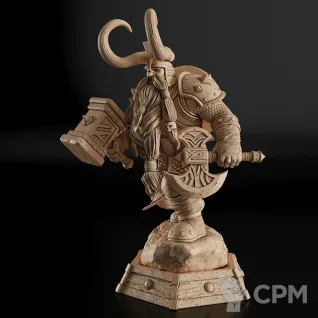 Описание картинки Muradin Bronzebeard Фигурка (World of Warcraft) от GAS3TXD  по цене 4 200руб | Свободный Рынок Миниатюр - СРМ