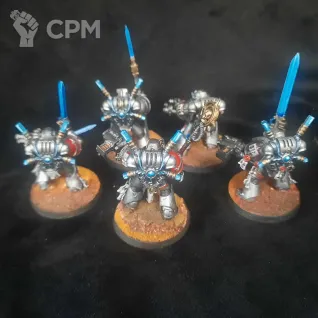 Описание картинки Grey Knights 5шт литье от Superguns по цене 1 000руб | Свободный Рынок Миниатюр - СРМ