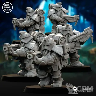 Описание картинки Leagues of Votann Squad от Barduck Miniatures по цене 846руб | Свободный Рынок Миниатюр - СРМ