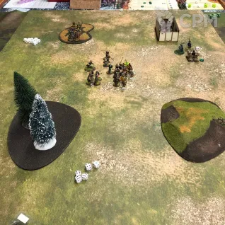 Описание картинки Игровое поле "Трава/песок" bm016 6'х4' от WargamePrint по цене 3 450руб | Свободный Рынок Миниатюр - СРМ