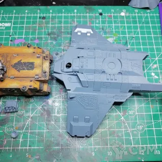 Описание картинки Corvus Blackstar Deathwatch от @Avdohaprint по цене 2 200руб | Свободный Рынок Миниатюр - СРМ