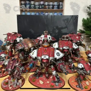 Описание картинки Большая Армия Imperial Knights от Badrus по цене 85 000руб | Свободный Рынок Миниатюр - СРМ