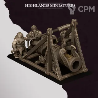 Описание картинки Chaos Dwarfs/Marduk Cannon от Barduck Miniatures по цене 2 199руб | Свободный Рынок Миниатюр - СРМ