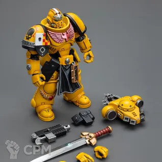Описание картинки Imperial Fists Lieutenant with Power Sword от Строго по-Имперски по цене 4 320руб | Свободный Рынок Миниатюр - СРМ
