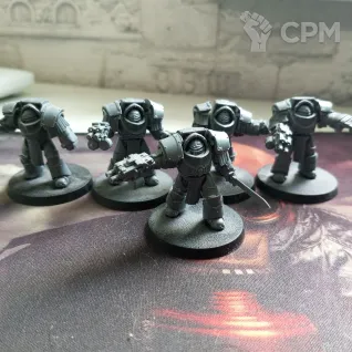 Описание картинки Cataphractii Terminators от Not Alpharius по цене 2 500руб | Свободный Рынок Миниатюр - СРМ