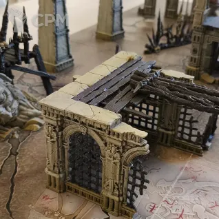 Описание картинки Ruins and Bell Tower Terrain от Nathan Holn по цене 20 000руб | Свободный Рынок Миниатюр - СРМ