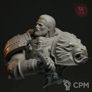 Описание картинки Бюст "Beast Slayer" от Артель W по цене 2 200руб | Свободный Рынок Миниатюр - СРМ
