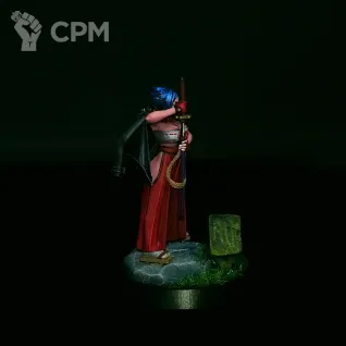 Описание картинки Девушка Самурай от Waifu-Painting по цене 4 000руб | Свободный Рынок Миниатюр - СРМ