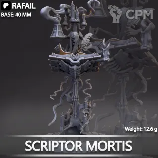 Описание картинки Scriptor Mortis от Naggaroth Night по цене 800руб | Свободный Рынок Миниатюр - СРМ
