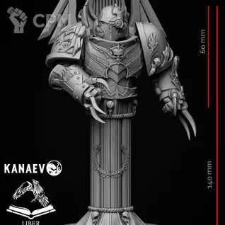 Описание картинки Bust Crow от LDBits по цене 4 400руб | Свободный Рынок Миниатюр - СРМ