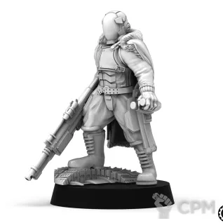Описание картинки Lucian Blackguard - Snipers от Manufactorum76 по цене 800руб | Свободный Рынок Миниатюр - СРМ