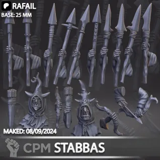 Описание картинки Moonclan Stabbas от Naggaroth Night по цене 200руб | Свободный Рынок Миниатюр - СРМ