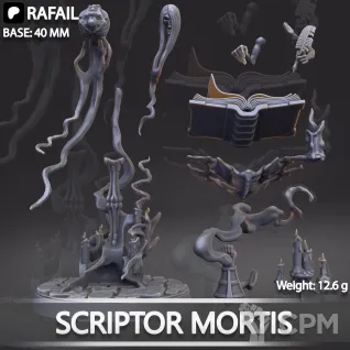 Описание картинки Scriptor Mortis от Naggaroth Night по цене 800руб | Свободный Рынок Миниатюр - СРМ