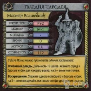 Описание картинки Маги и Волшебники - Битвы Fantasy от Кот и Ворон по цене 190руб | Свободный Рынок Миниатюр - СРМ