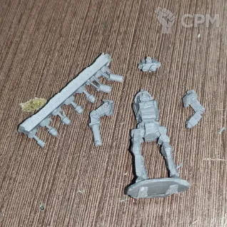 Описание картинки Энфорсер (50 тонн) от Dwarf Pirate Foundry по цене 350руб | Свободный Рынок Миниатюр - СРМ