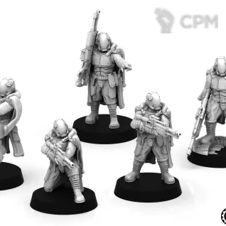 Описание картинки Lucian Blackguard - Snipers от Manufactorum76 по цене 800руб | Свободный Рынок Миниатюр - СРМ