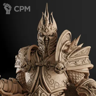 Описание картинки Lich King Фигурка (World of Warcraft) от GAS3TXD  по цене 4 600руб | Свободный Рынок Миниатюр - СРМ