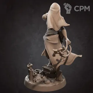 Описание картинки КУЛЬТИСТКА (инквизиторша) масштаб 35мм от Mind Mash print  по цене 390руб | Свободный Рынок Миниатюр - СРМ