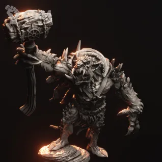 Описание картинки throgg the troll king от Daniilfedyakov по цене 740руб | Свободный Рынок Миниатюр - СРМ