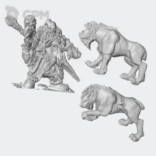 Описание картинки Sabretusk от White Rhino по цене 599руб | Свободный Рынок Миниатюр - СРМ