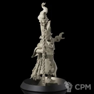 Описание картинки Trench Demonic Priest от Manufactorum76 по цене 200руб | Свободный Рынок Миниатюр - СРМ