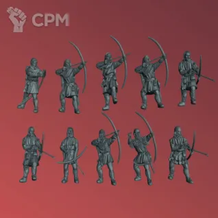 Описание картинки Средневековые лучники | Medival Archers от W1L50n по цене 1 000руб | Свободный Рынок Миниатюр - СРМ