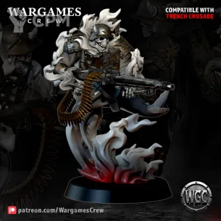 Описание картинки Saintless Guard Shooting version #2 от PocketSized Prints по цене 350руб | Свободный Рынок Миниатюр - СРМ