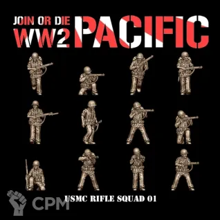 Описание картинки USMC RIFLEMEN_01 от 3DPrintClub по цене 95руб | Свободный Рынок Миниатюр - СРМ