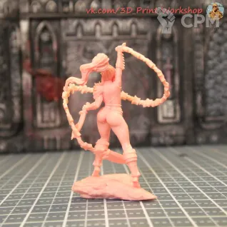 Описание картинки Dark Eldar Wyches Japan Style от 3Д печать миниатюр по цене 200руб | Свободный Рынок Миниатюр - СРМ