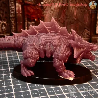 Описание картинки Seraphon Salamander от 3Д печать миниатюр по цене 520руб | Свободный Рынок Миниатюр - СРМ