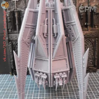 Описание картинки Dreadclaw Drop Pod - Дроппод ХСМ от 3Д печать миниатюр по цене 3 167руб | Свободный Рынок Миниатюр - СРМ