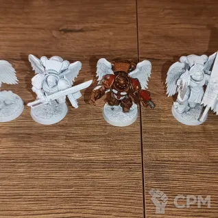 Описание картинки Blood Angels Sanguinary Guard от The Selling Angel по цене 2 500руб | Свободный Рынок Миниатюр - СРМ