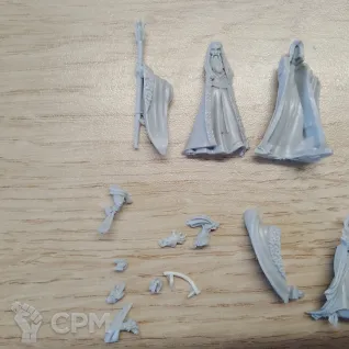 Описание картинки SARUMAN THE WHITE &amp; GRÍMA. от Серж по цене 1 000руб | Свободный Рынок Миниатюр - СРМ