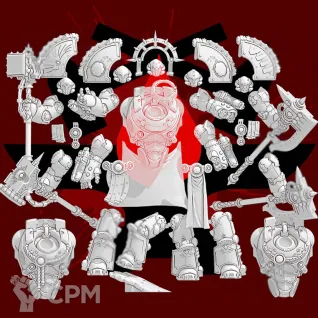 Описание картинки Saturnine Pattern Terminator Armour капитан от Laboratory of Chaos по цене 550руб | Свободный Рынок Миниатюр - СРМ