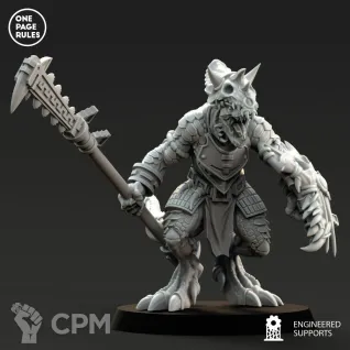 Описание картинки Saurus Guard (1 pcs) от 3Д печать миниатюр по цене 313руб | Свободный Рынок Миниатюр - СРМ