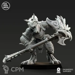 Описание картинки Saurus Guard (1 pcs) от 3Д печать миниатюр по цене 313руб | Свободный Рынок Миниатюр - СРМ