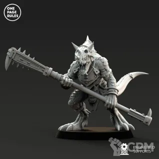 Описание картинки Saurus Guard (1 pcs) от 3Д печать миниатюр по цене 313руб | Свободный Рынок Миниатюр - СРМ