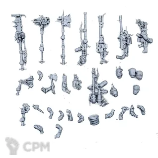 Описание картинки CAWDOR WEAPONS &amp; UPGRADES от Red Rooster по цене 856руб | Свободный Рынок Миниатюр - СРМ