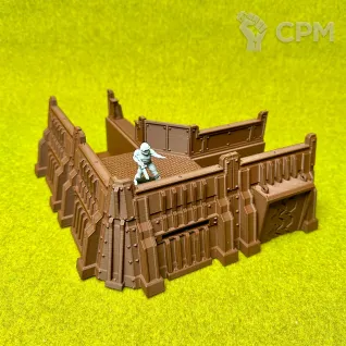 Описание картинки Террейн "Стена угловая" от Миниатюры и фигурки по цене 330руб | Свободный Рынок Миниатюр - СРМ