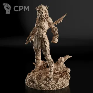 Описание картинки Female Predator Фигурка (Predator) от GAS3TXD  по цене 3 900руб | Свободный Рынок Миниатюр - СРМ